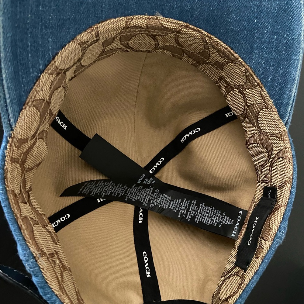 Coach Denim Blue Baseball Cap - Picture 4 of 6